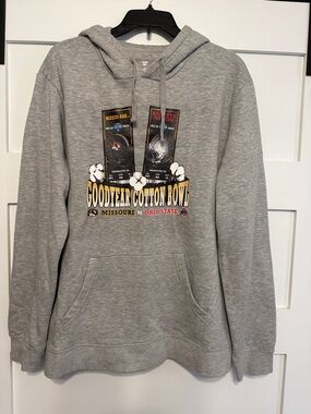 Goodyear Cotton Bowl 2023 Hoodie Missouri vs Ohio State XL Gray